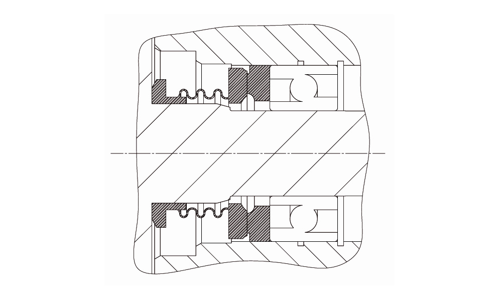 Inox bellow mechanical seal